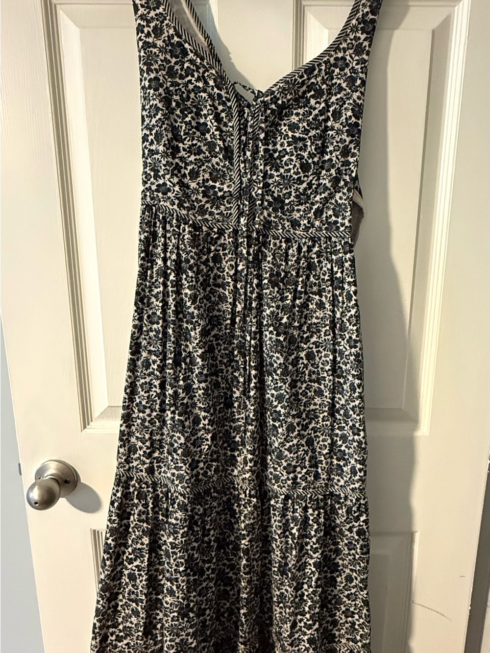 Christy Dawn Adele Dress in Black Daisy Floral Print
